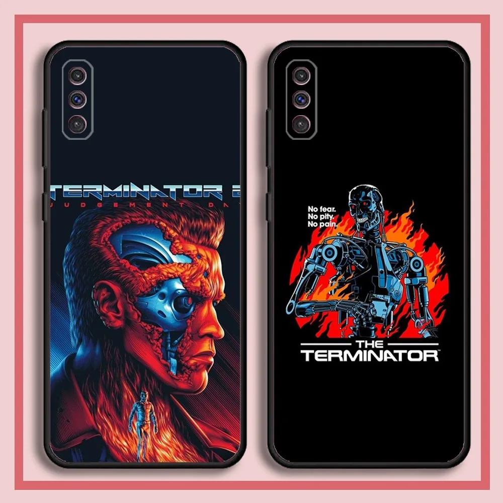 Movie The Terminator Phone Case For Samsung S23,23,22,30,21,10,9,Note20 Ultra,Lite,Ultra,5G,Plus,FE,Black Soft Case