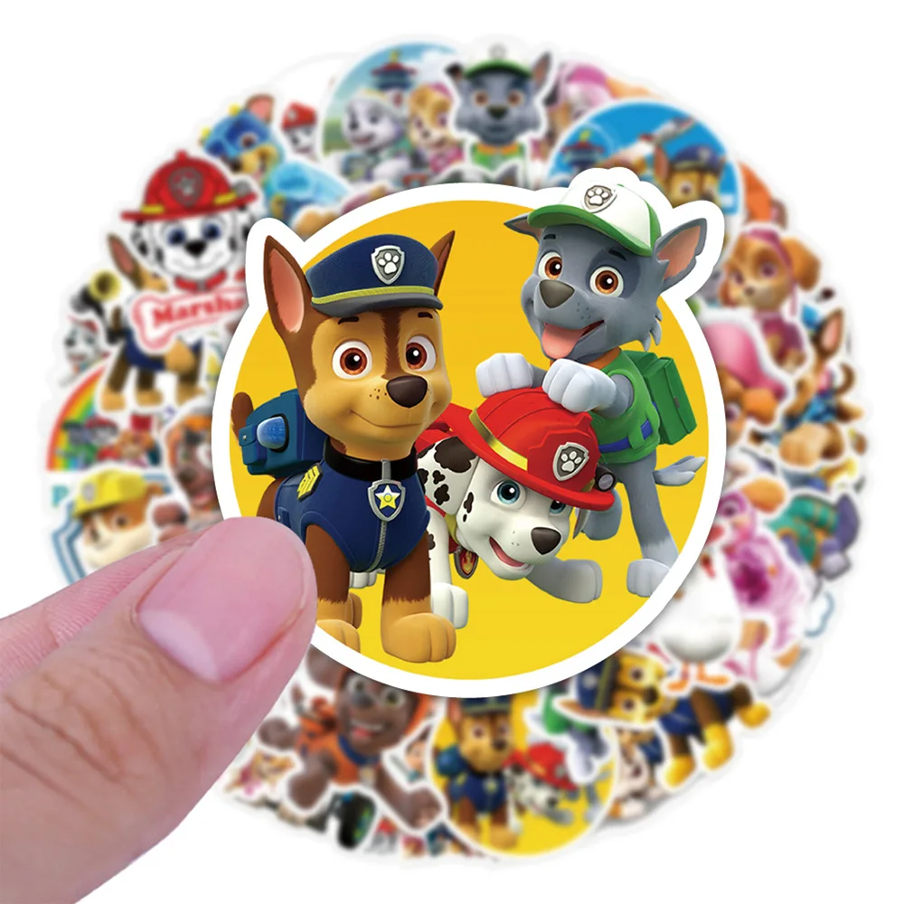 10/30/50PCS Anime Dog PAW Patrol Stickers Kawaii Girls Kids Decals Toys DIY Phone Guitar Laptop Car Cute Cartoon Sticker Packs