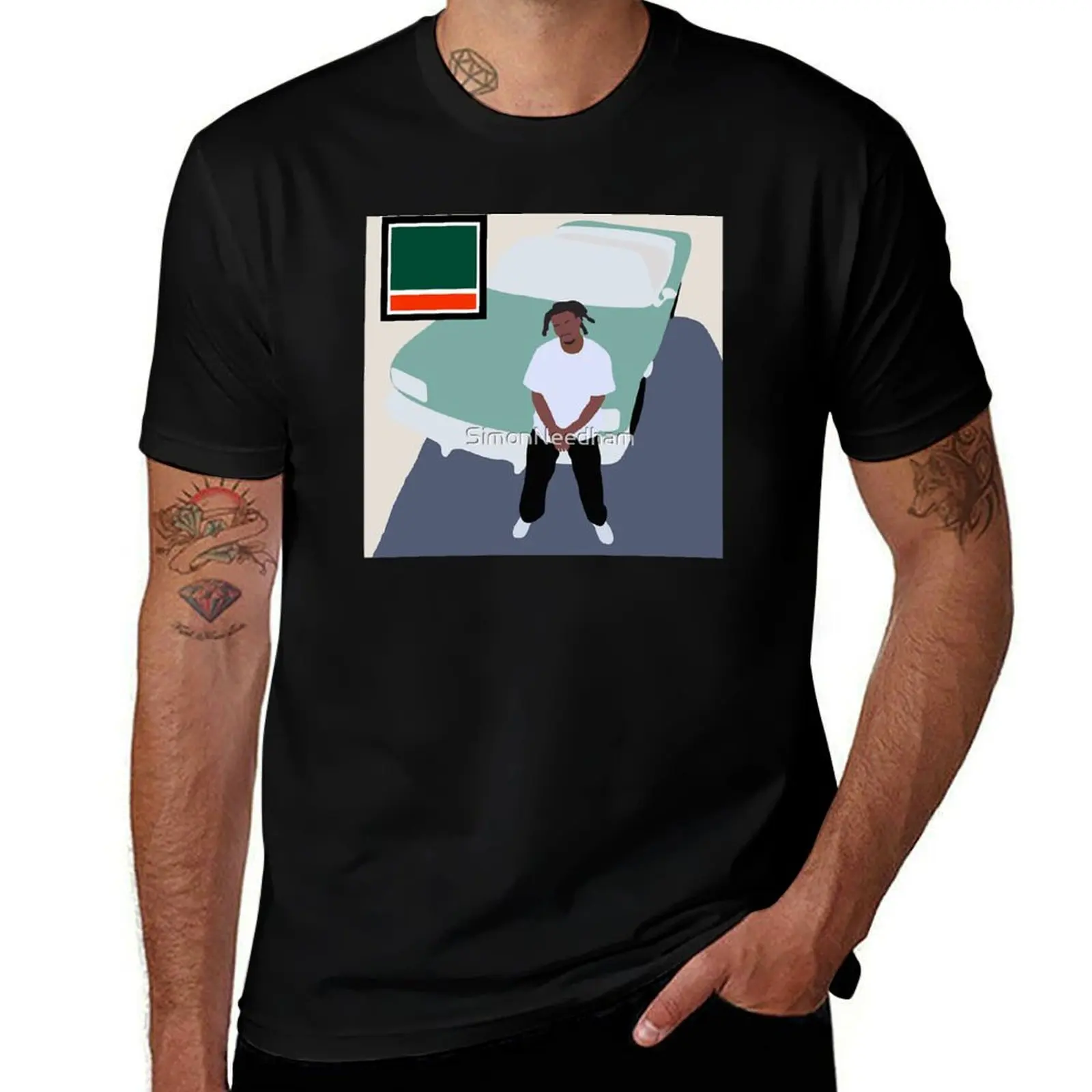 denzel curry zuu minimal album cover T-Shirt Big Size Daily Wear T-Shirt