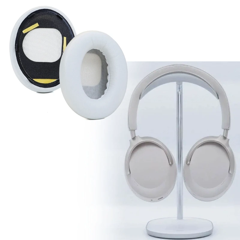 Almohadillas protectoras piel oveja para auriculares que aseguran ajuste almohadilla