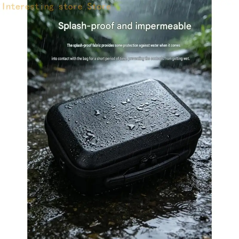 Portable Camera Storage Case Compatible for X6, EVA Carry Organizers with Handle, Soft Interior and Double Zippers Opening 55KC