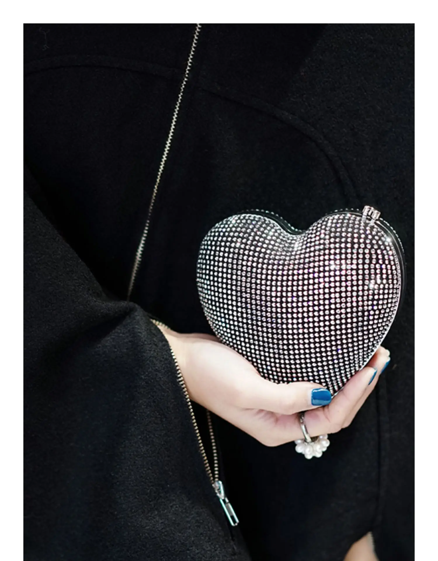 

Mini Acrylic shell shape clutch bag women evening party cute purse egg handbag Quality 2024 new