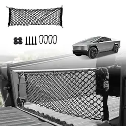 Car Back Rear Mesh Trunk Seat Elastic String Net Magic Sticker Universal Storage Bag Pocket Cage Auto Organizer Seat Back Bag