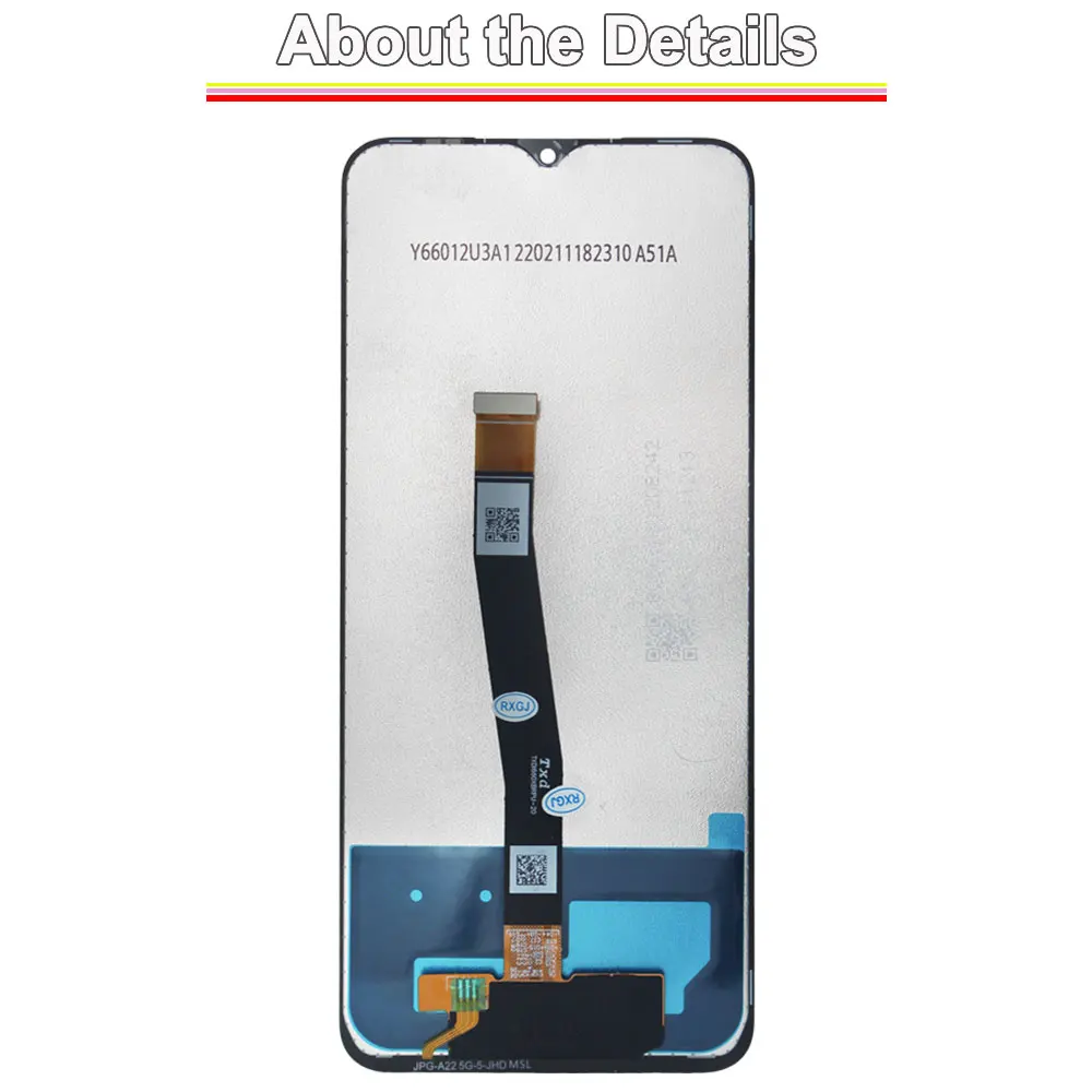 Wyświetlacz LCD do Samsung Galaxy A22 5G A226B A226BR A226L, ekran dotykowy, digitizer, kompletny moduł z ramką do Samsung A22 5G — zdjęcie produktu 3