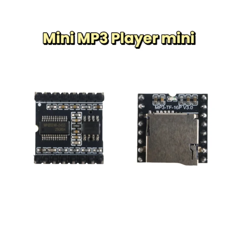 DFPlayer Mini MP3-Player-Modul mit TF-Karten- und USB-Anschluss, Sprachwiedergabe-Board, serielle Steuerung für Arduino-Alarmsystem DIY – Detail 7