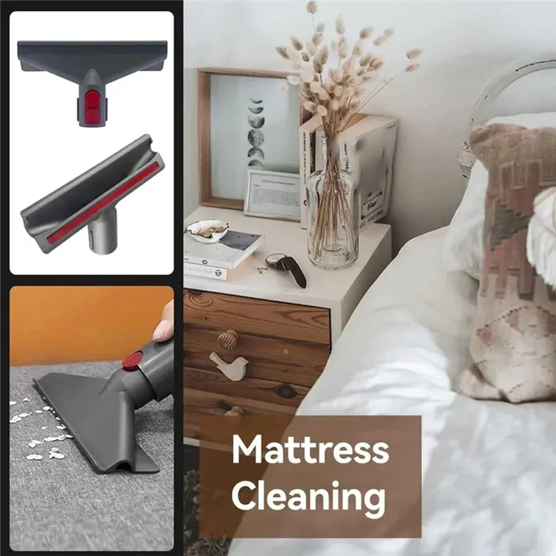 BAAM-For Dyson V7V8V10 مكنسة كهربائية فرشاة ناعمة رئيس فوهة مسطحة شفط رئيس فرشاة صلبة فراش شفط الملحقات