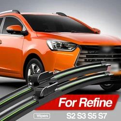 For JAC Refine S2 S3 S5 S7 2013-2023 Front Windshield Wiper Blades 2pcs Windscreen Window Accessories 2014 2016 2018 2020