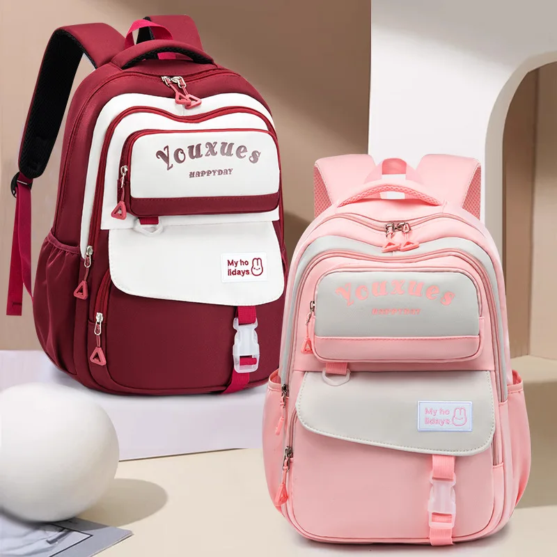 Waterproof Children School Backpack School Bags Girls Kids Schoolbag Primary Middle School Backpack Travel Student Book Bag