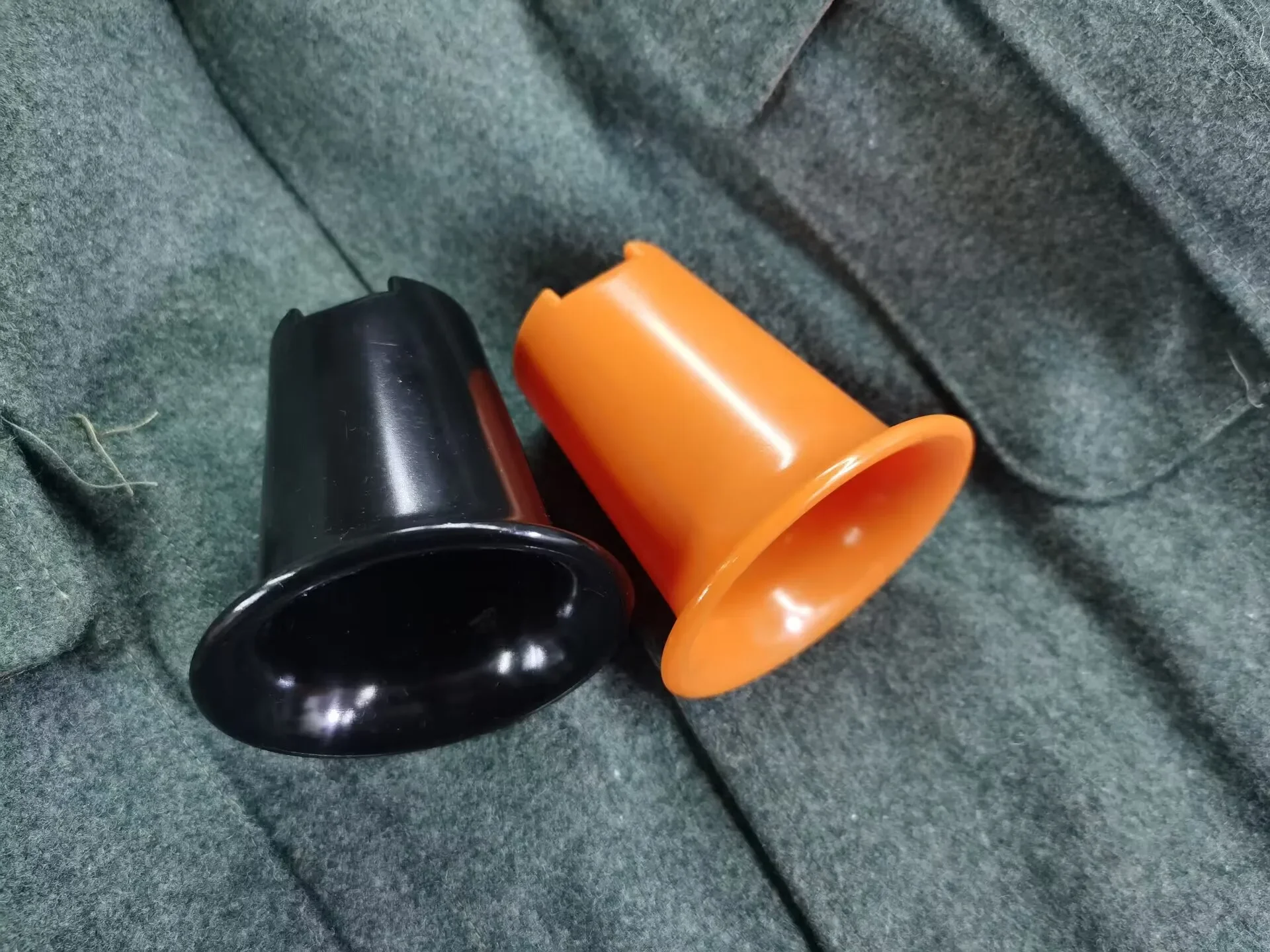 Vaso de Agua EMD de la Segunda Guerra Mundial, Negro/Naranja, Coleccionable, Estilo Vintage