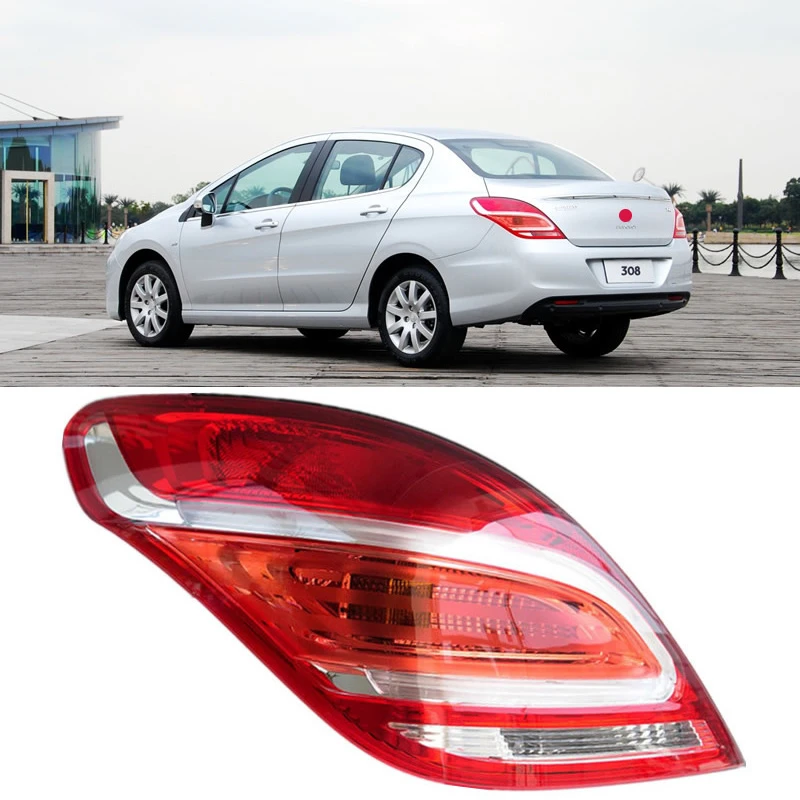 

For Peugeot 308 rear tail light assembly 2011 12 13 2014 models reversing light turn signal brake light combination tail light