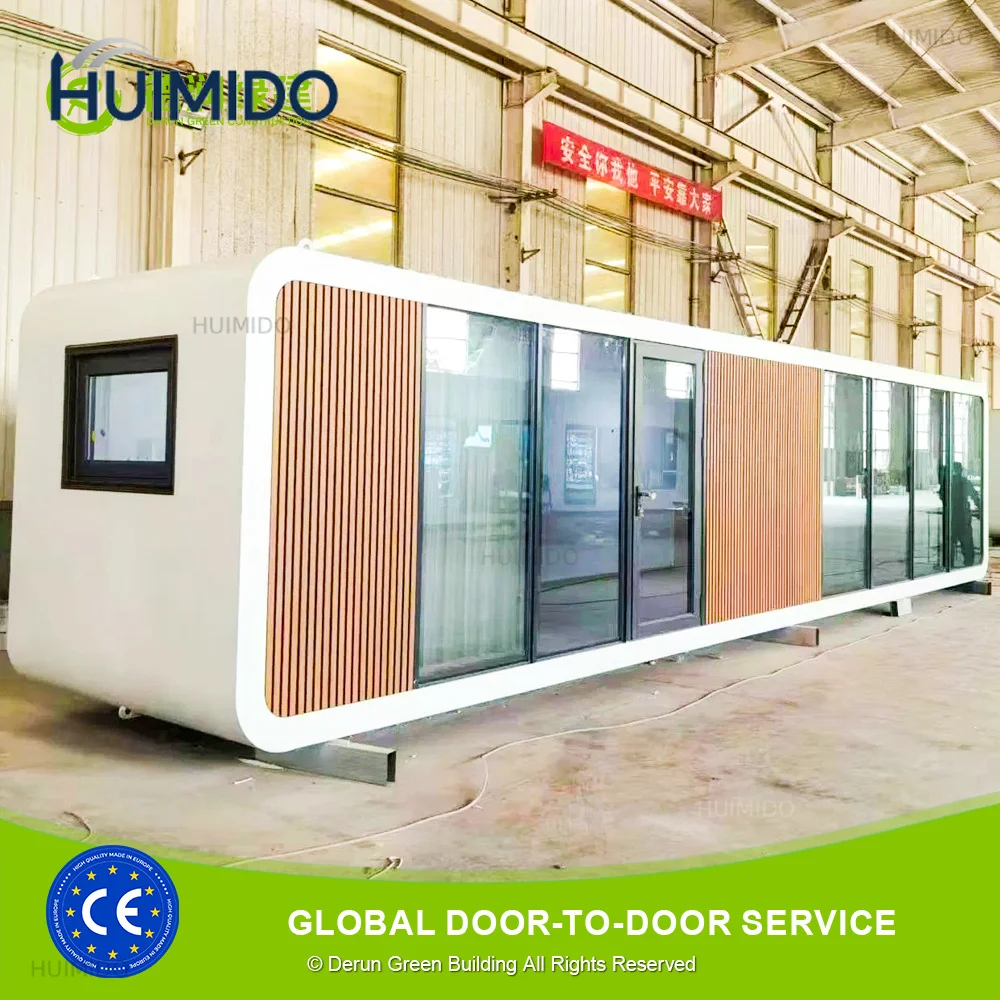 Environmentally sustainable modular cottage with integrated air conditioning and lighting system, suitable for eco-tourism leisu