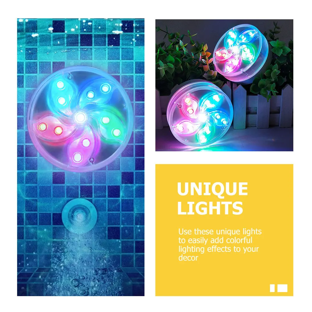 

Submersible Led Pool Lights Waterproof Underwater Lamp For Fish Tank Aquarium Pond Fountain Garden Remote Controlled Diving