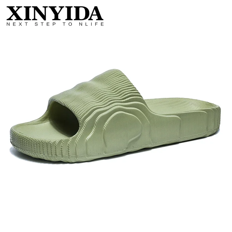 Unisex Summer Bringing Wavy YZY Slides Slip On Breathable Water Beach Sandal Lightweight Summer YZY Cloudy Slippers Size 33-46