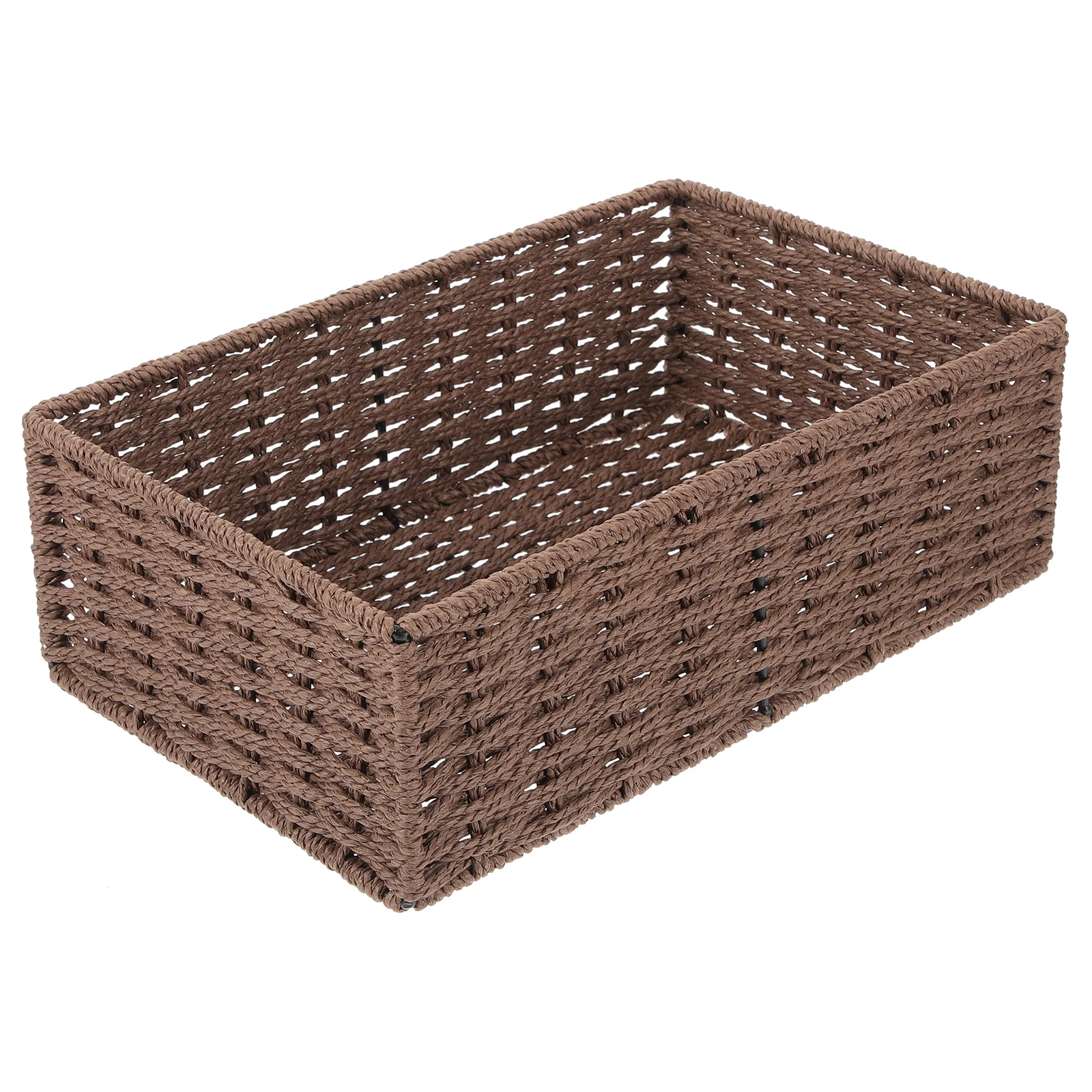 

Paper Rope Paper Rope Woven Storage Basket Decorative ganizer Braided Multipurpose Basket Storage Container
