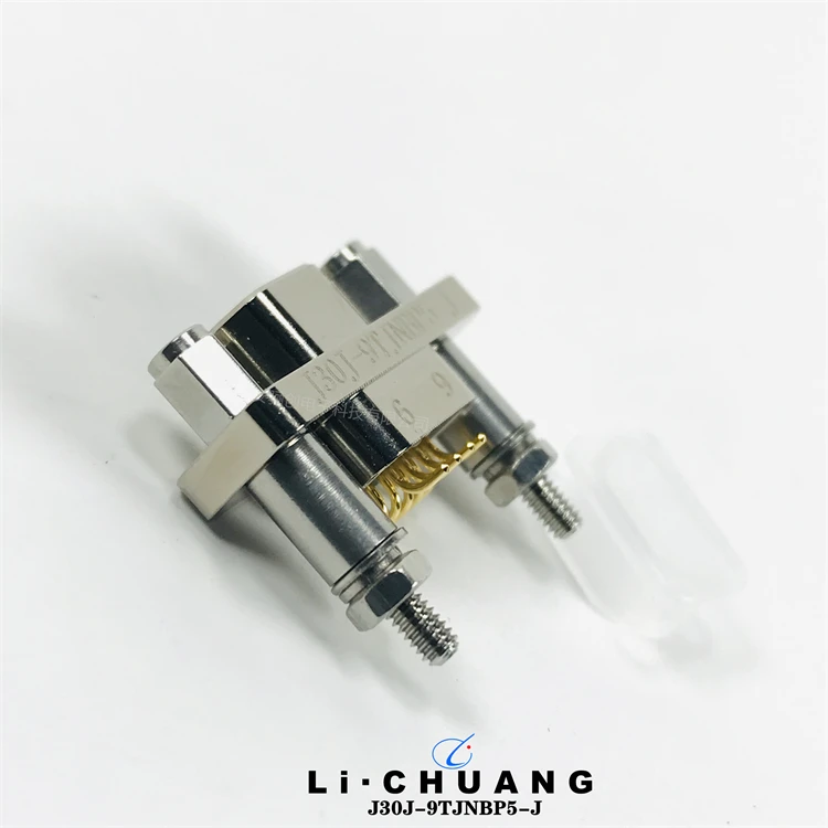 9-Pin Gold-Plated Connector J30J-9TJSL-A3 J30J-9TJSL J30J-9A3 Solder-Type Plug Tail Clip