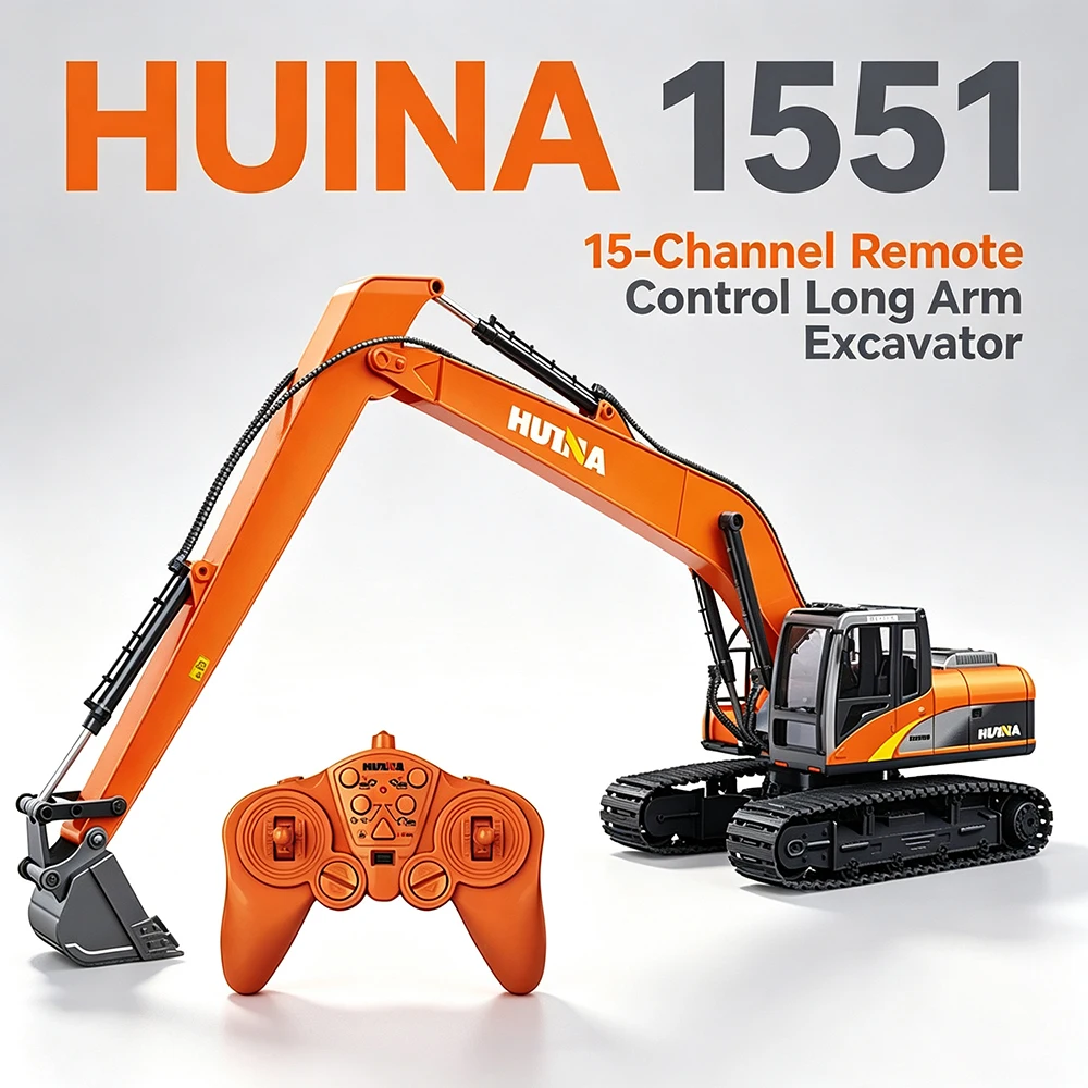 Kids Toys Channel - HUINA 1551 1/14 Remote Control Alloy