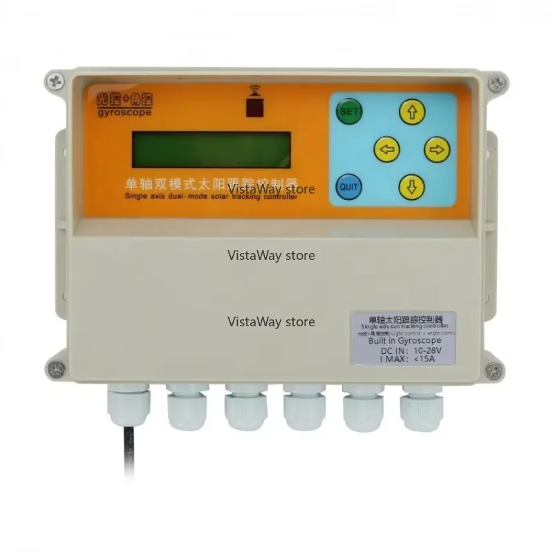 単軸ソーラートラッカーコントローラー リモコンなしの自動太陽追尾 風速センサー