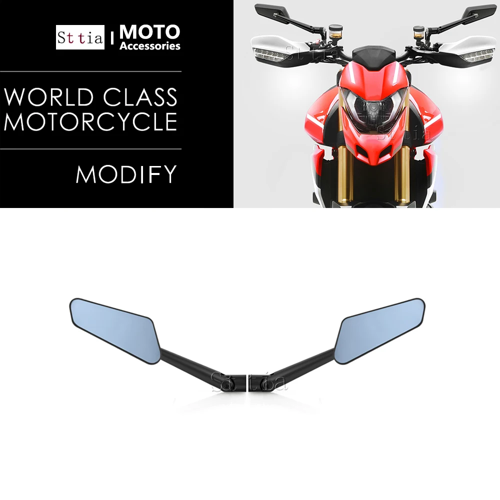 

For Ducati Hypermotard 950 HYPERMOTARD 950 SP 2019-2025 Motorcycle Rear Side View Mirrors Rearview Mirror Wind Wing Mirrors