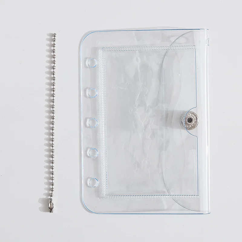 M5/A7 Transparent Refillable Pouch, Detachable Inner Pocket for Planner, Transparent Card Holder for Journals,Notebook Accessory