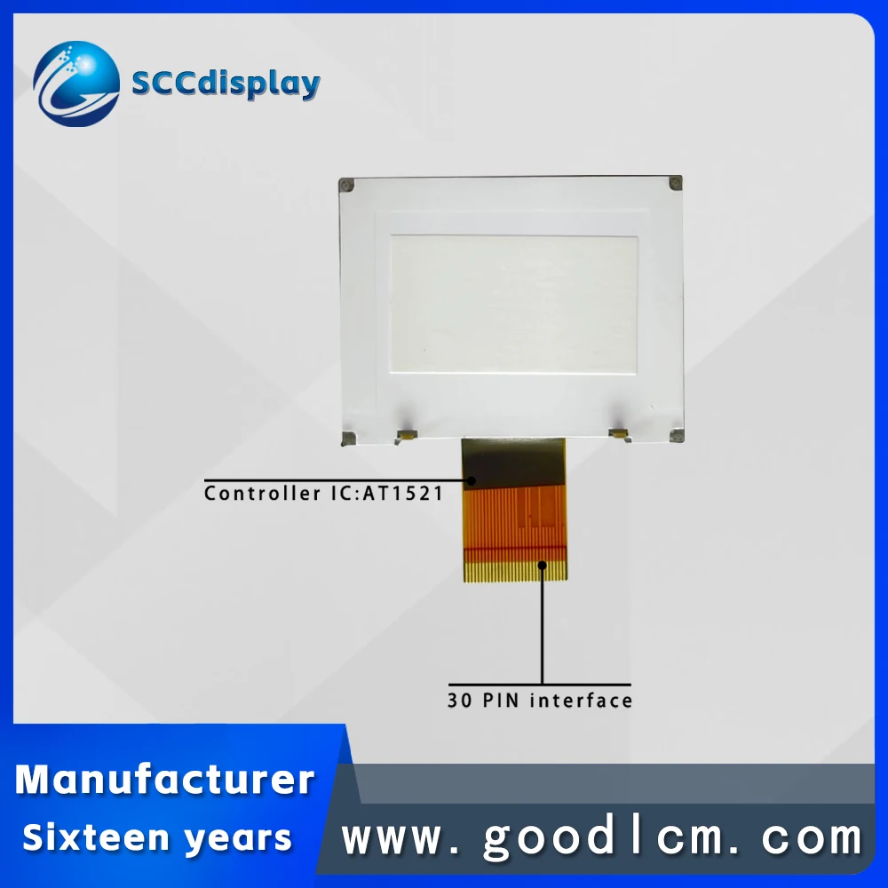 Small size COG 12864 LCD screen JXD12864-653 FSTN Positive 128*64 storage cabinet POS machine dot matrix LCD display screen