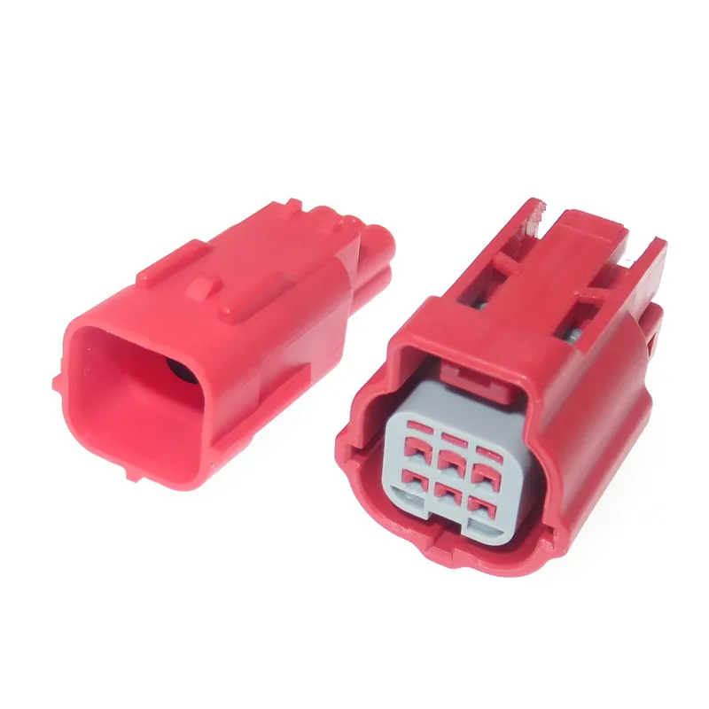 1 Set 6 Pin MWTRB-06-1A-R MWTPB-06-1A-R Car OBD Diagnostic Plug AC Assembly Auto Universal Socket Automotive Connector