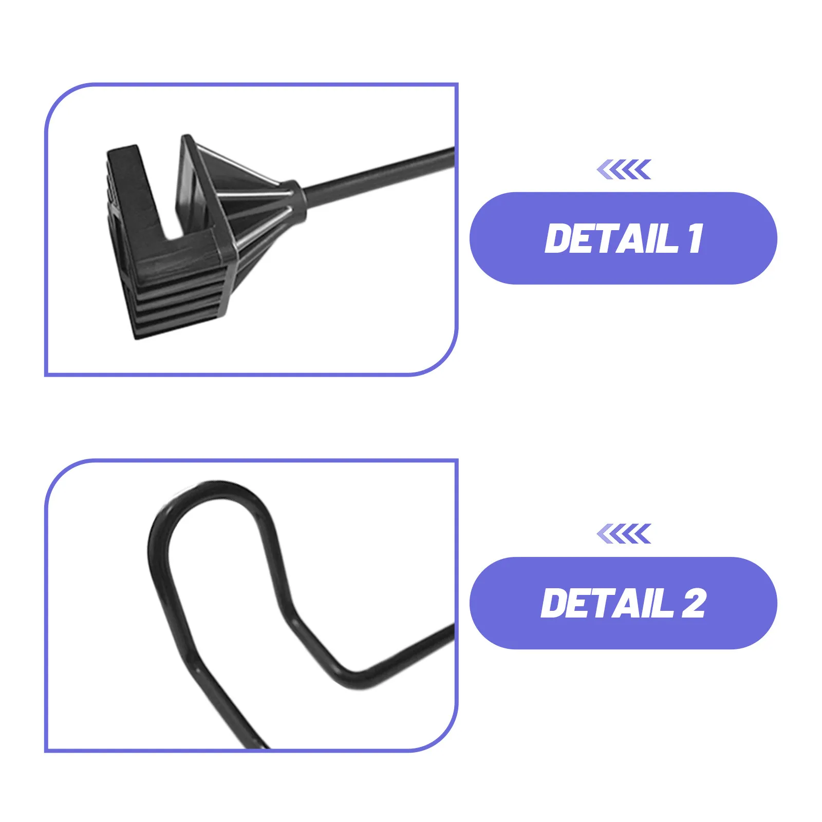 Multi Functional Car Headrest Hooks Sturdy Metal Seat Back Organizer Hooks for Caps Jackets Safety Gear Travel Accessories