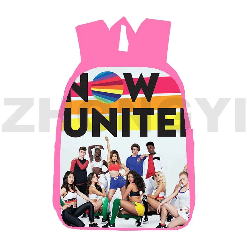 High Quality 12/16 Inch Now United 3D Print Backpacks 2022 Now United - Better Album Kids School Bags Women Cute UN Team Mochila