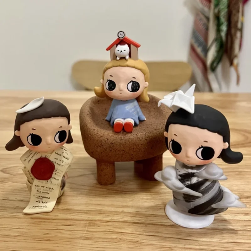 

Popmart Blind Box Nyota Growing Up By Your Way Series Kawaii Anime Figure Girls Model Decoration Collectible Desktop Ornament