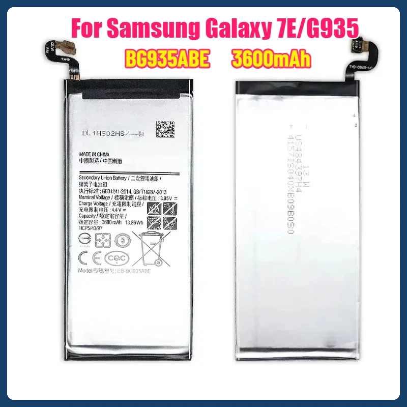 1 шт./2 шт. 3,85 В 3600 мАч аккумулятор EB-BG935ABE для Samsung Galaxy 7E/G935 аккумулятор мобильного телефона 1 шт./2 шт. 3,85 В 3600 мАч аккумулятор EB-BG935ABE для Samsung Galaxy 7E/G935 аккумулятор мобильного телефона