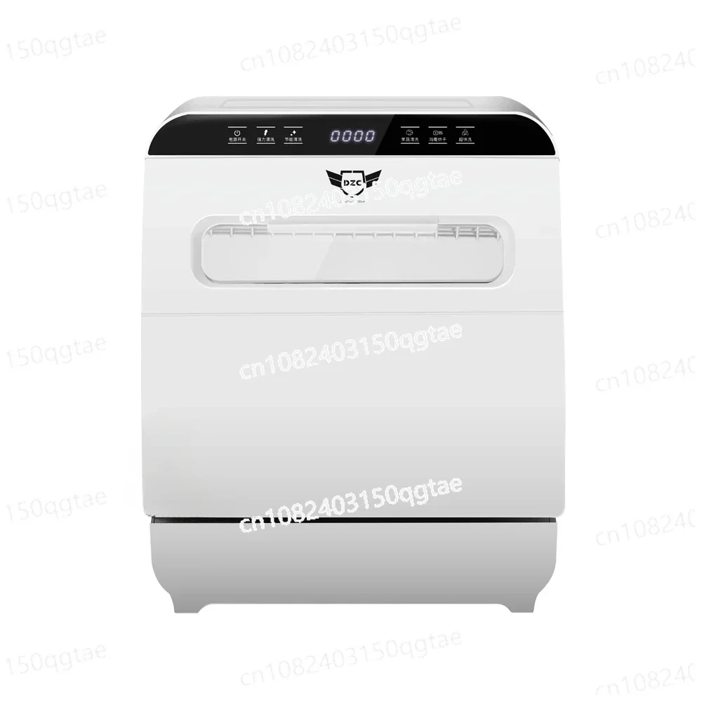 Fully Automatic Intelligent Ultrasonic Portable Installation-free Household Dishwasher 8 Sets of Capacity Household Mini