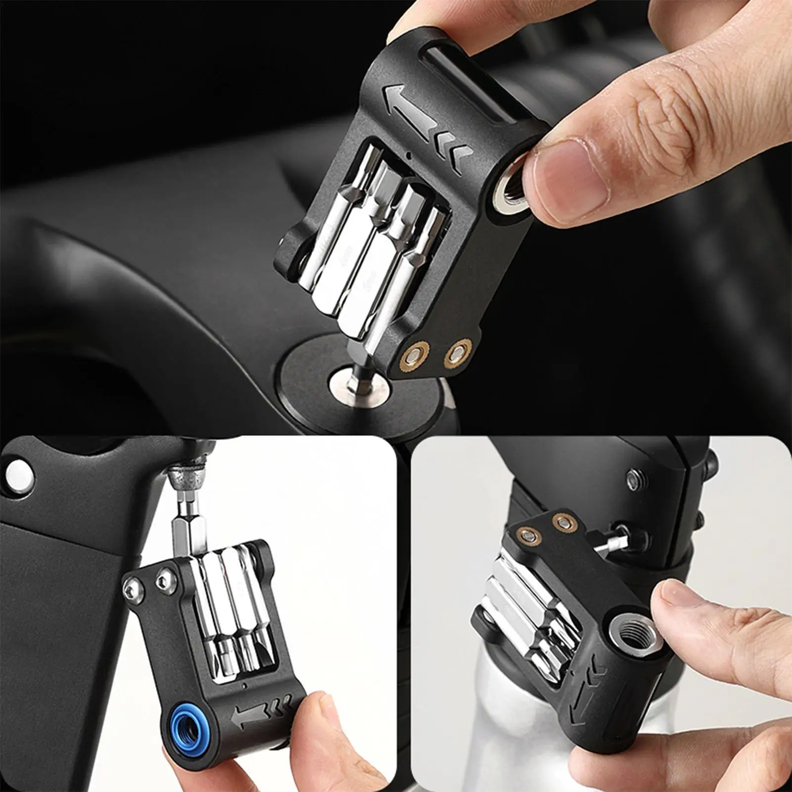 

Aluminum Alloy Bike Repair Tools Lightweight Mountain Bike Maintenance Tools for Men Women Boys Girls Youth Teens Son Daughter