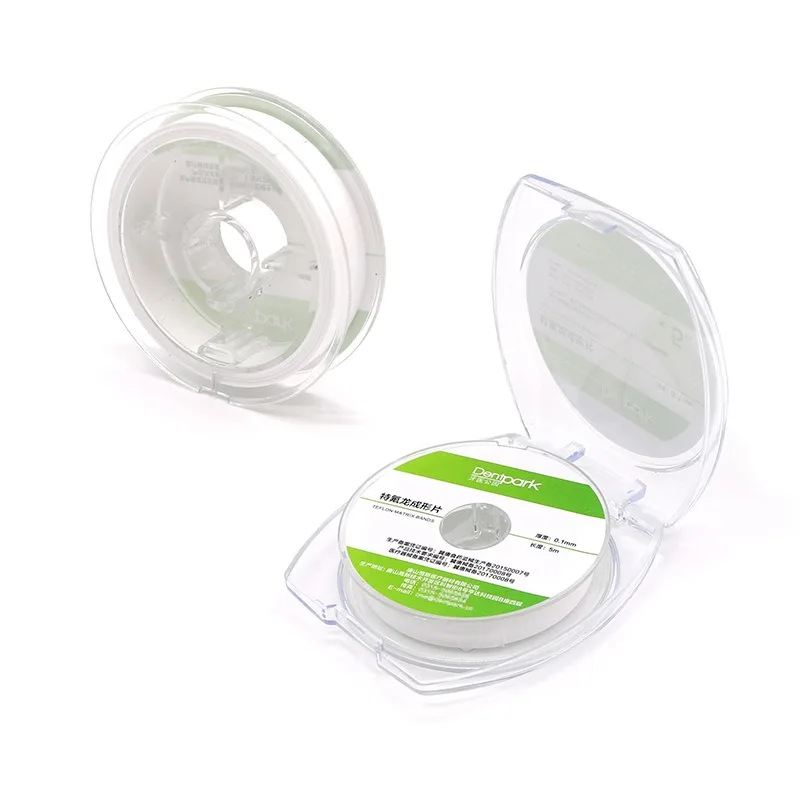 

6 X 5m/roll Dental Teflon Molding Sheet Water Tape Raw Material Belt For Teeth Filling Thickness 0.1mm Width 10mm