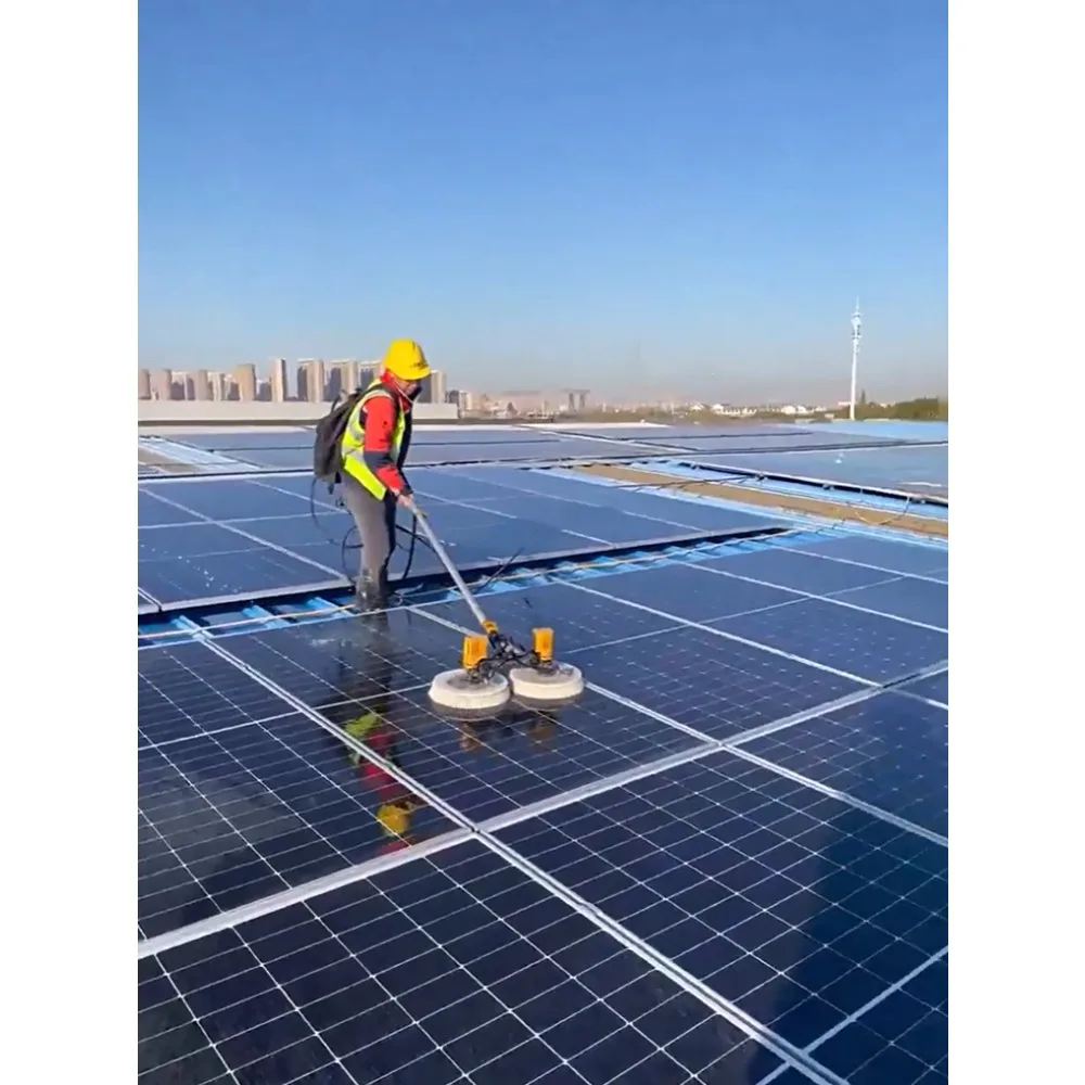 

Double Head Rotating Solar Panel Cleaner Brush 3.5m 5.5m 7.5m Water Spray Tool,Automatic Water Spray Cleaning Tool