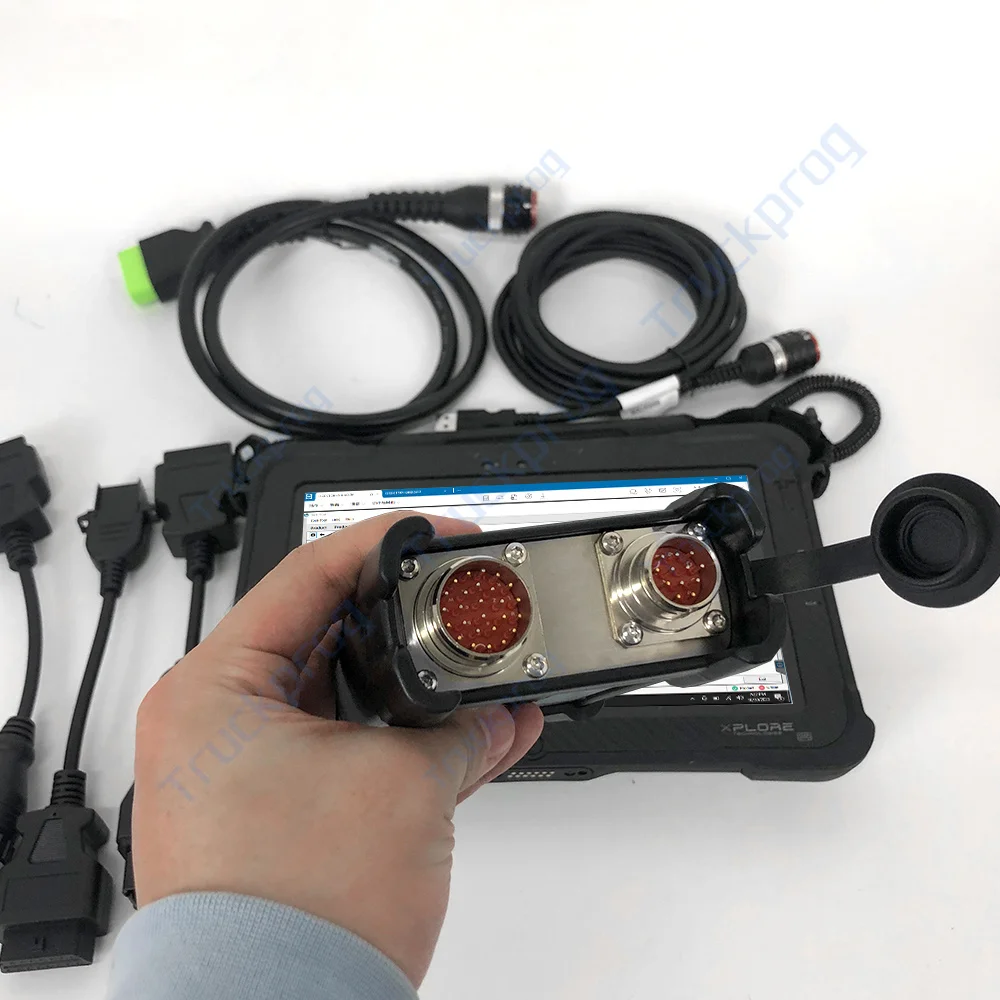 جهاز لوحي Xplore Vol-vo Vocom 2 88890400 أداة تشخيص الشاحنة الممتازة أداة تقنية obd 2 الماسح الضوئي PTT لأداة تشخيص Ren-Ault UD Mack