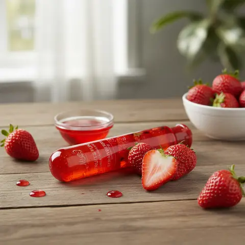 Strawberry Flavored Personal Lubricant 100ml Water Based Long Lasting Smooth Sensual Enhancer for Couples Intimacy Experience
