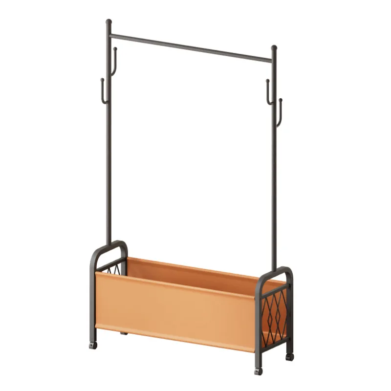 

Floor-to-ceiling hanger hanger bedroom mobile coat rack household living room simple drying rack vertical storage clothes
