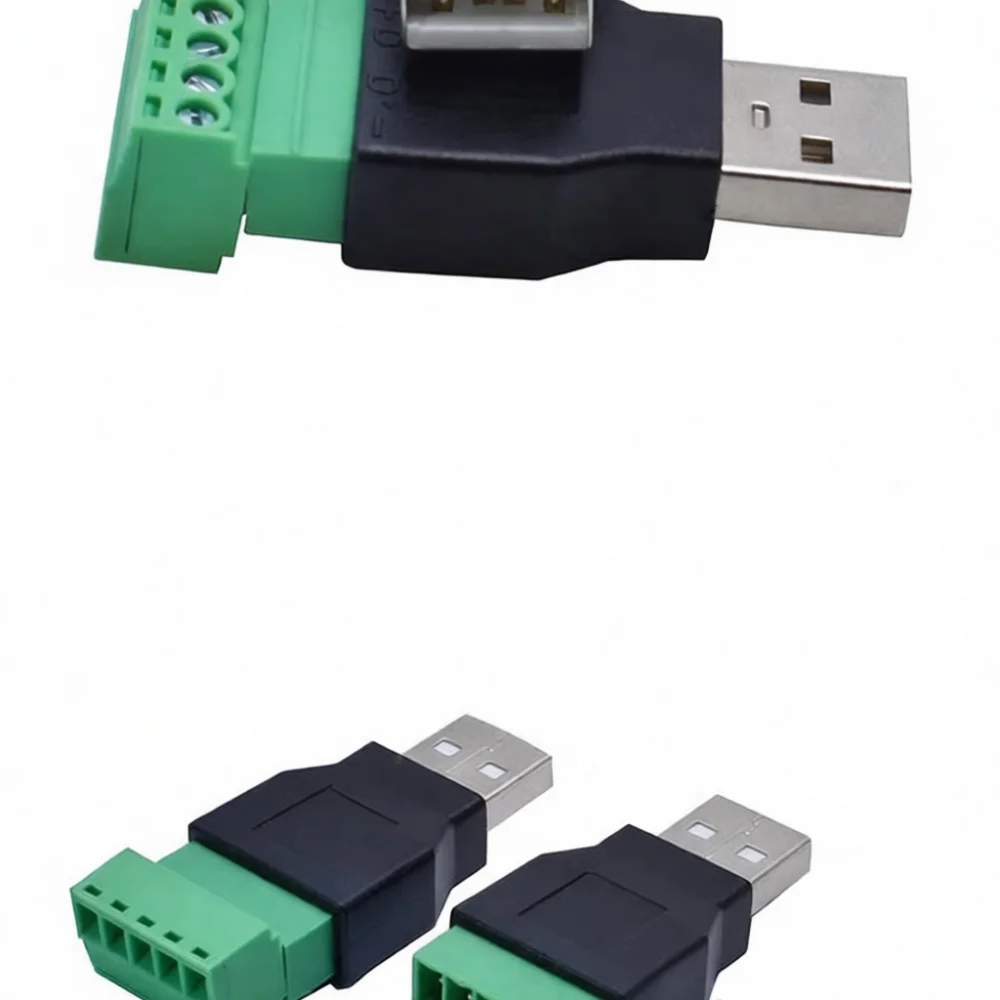 Solderless USB 2.0 To 5 Pin Header Adapter Connector For For Rougang DIY Keyboard Mouse Data Line Repair Wiring Device