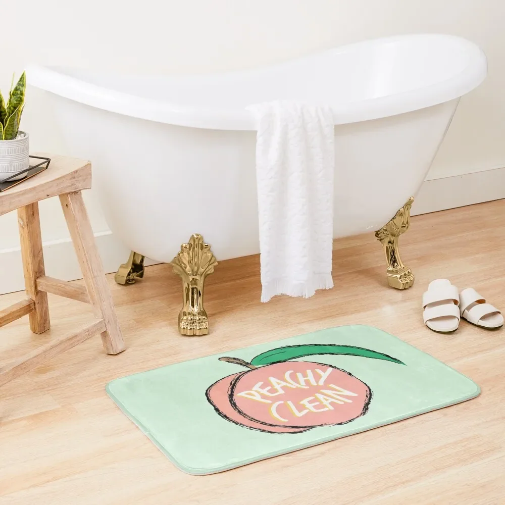 Peachy Clean! Bath Mat Bathroom Accessory Bathroom Use Bath Accessories Mat