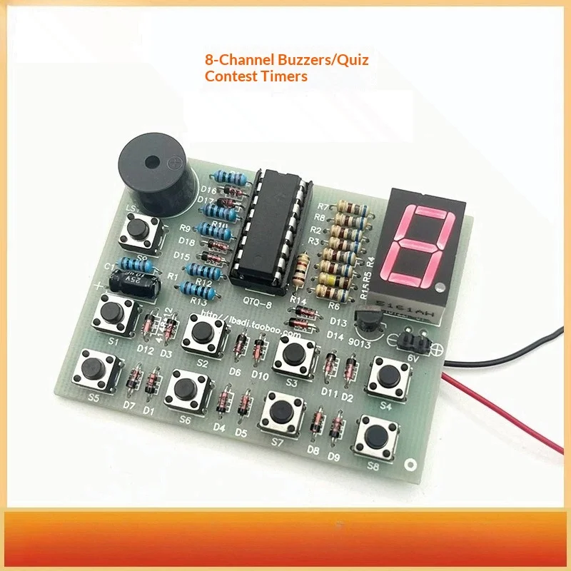 CD4511 eight-way digital display responder kit 8-way electronic skills competition teaching and training welding DIY spare parts