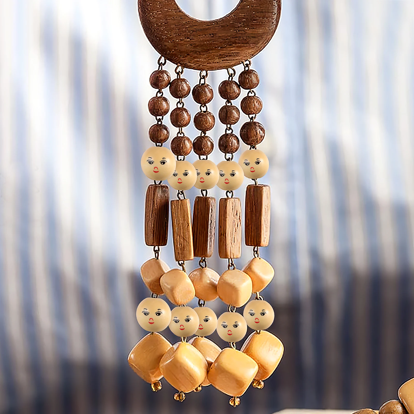 

50pcs Wooden Round Craft Beads With Holes For Diy Jewelry Making Natural Wood Beads For Crafts Accessories