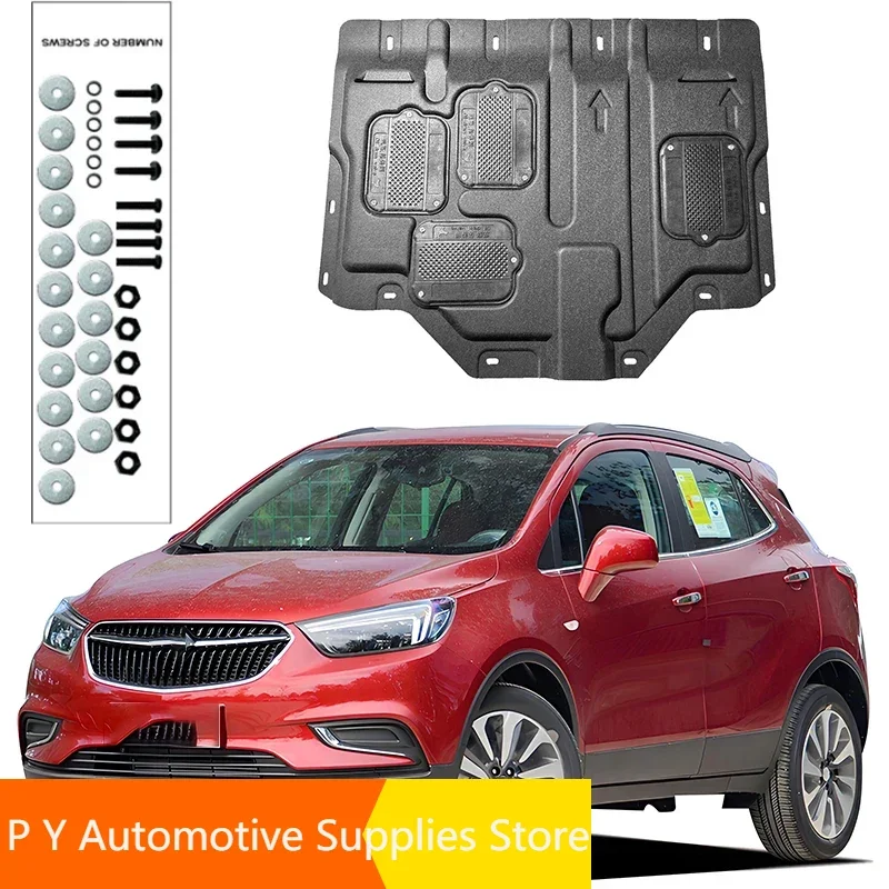 Panneau de plaque de garde-boue pour Buick ENCORE, noir, sous le moteur, garde-boue, panneau de garde-boue, accessoires de voiture, 2013-2019, 1.4T