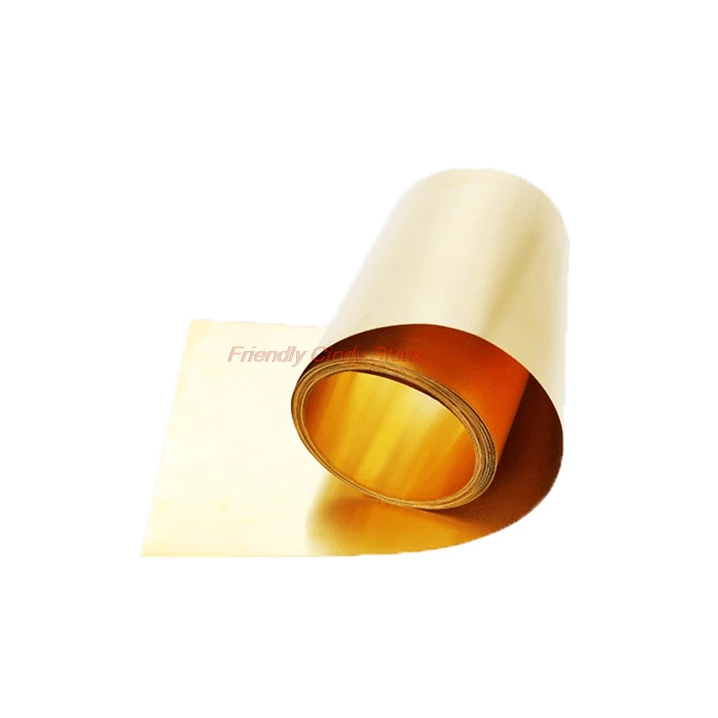 1Meter Brass Strip Roll Length Thickness 0.01/0.02/0.03/0.05/0.06-1mm Brass Foil Width 10/15/20/25/30-300mm Brass Strip Sheet
