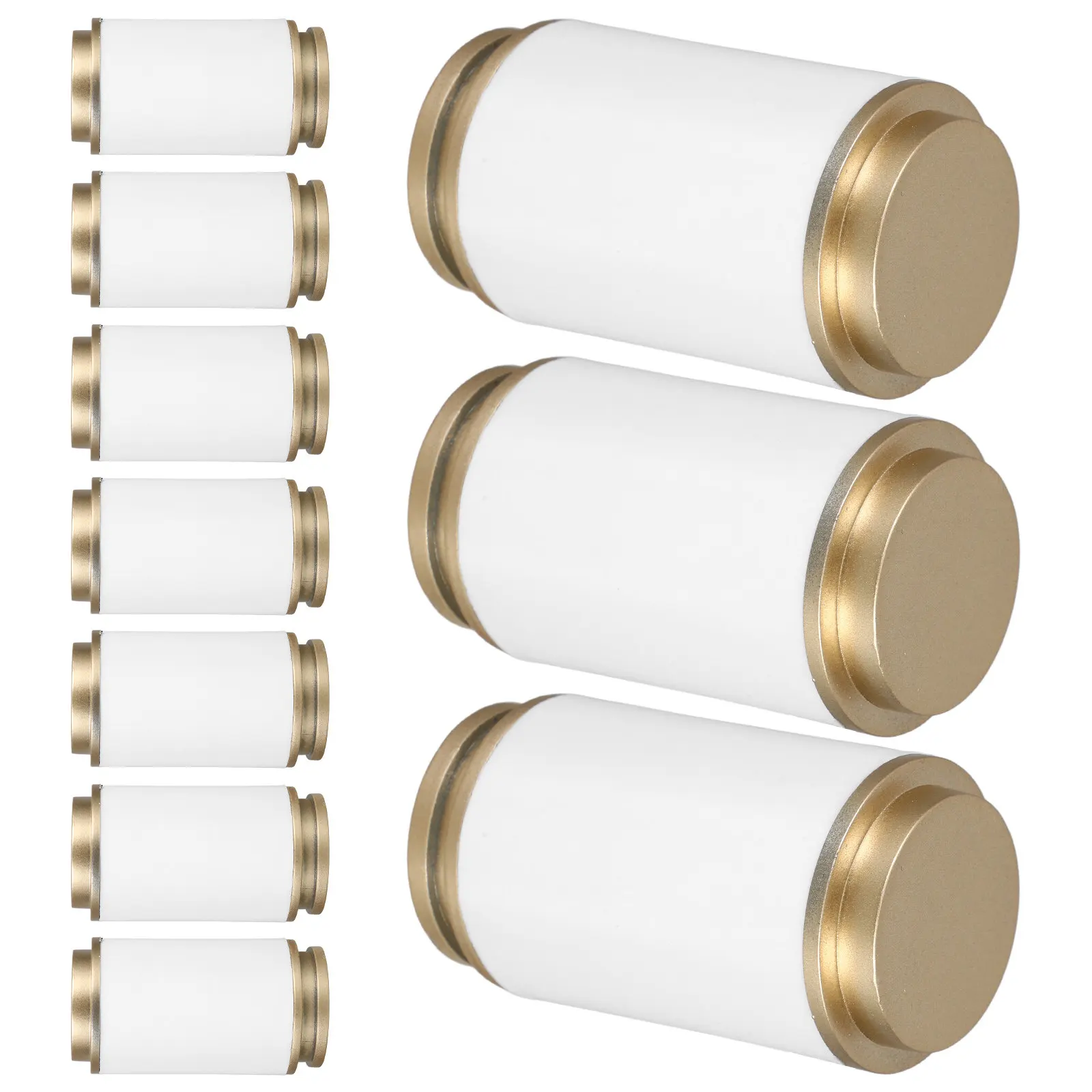 10Pcs Curtain Pole Finials 28Mm Compatible Decorative End Cap Curtain Rod Caps for Modern Window Treatments Bedroom Living Room