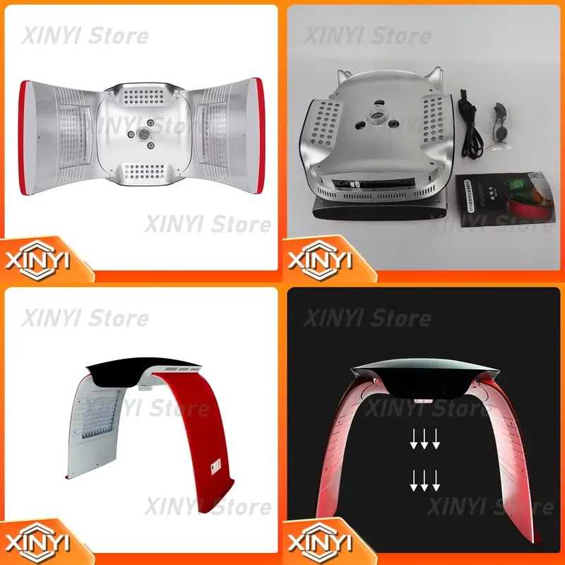 for Hot and Cold Spray Spectrometer Folding Colorful Photon Skin Rejuvenation Instrument LED Mask Beauty Salon Skin
