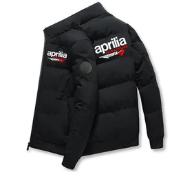 APRILIA Winter Men's Zipper Jacket Fashion Warm RACING Casual Windproof and Cold Resistant Top