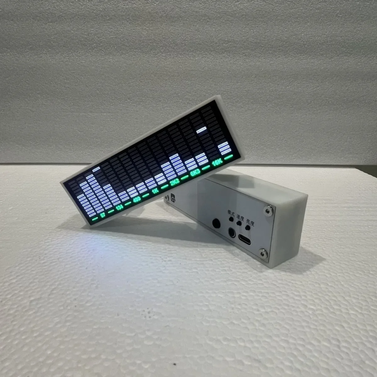 Electronic Voice Controlled Music Rhythm Pickup LED Ambient Light Car Audio Equipment