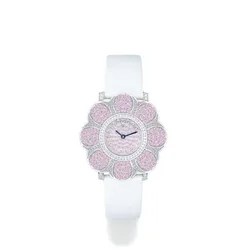 ZOCA New Lucky Pink  Flower Watch Niche Light Luxury Bracelet Watch Quartz For Ladies