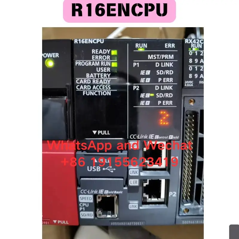 Used R16ENCPU PLC module Functional test OK Fast delivery