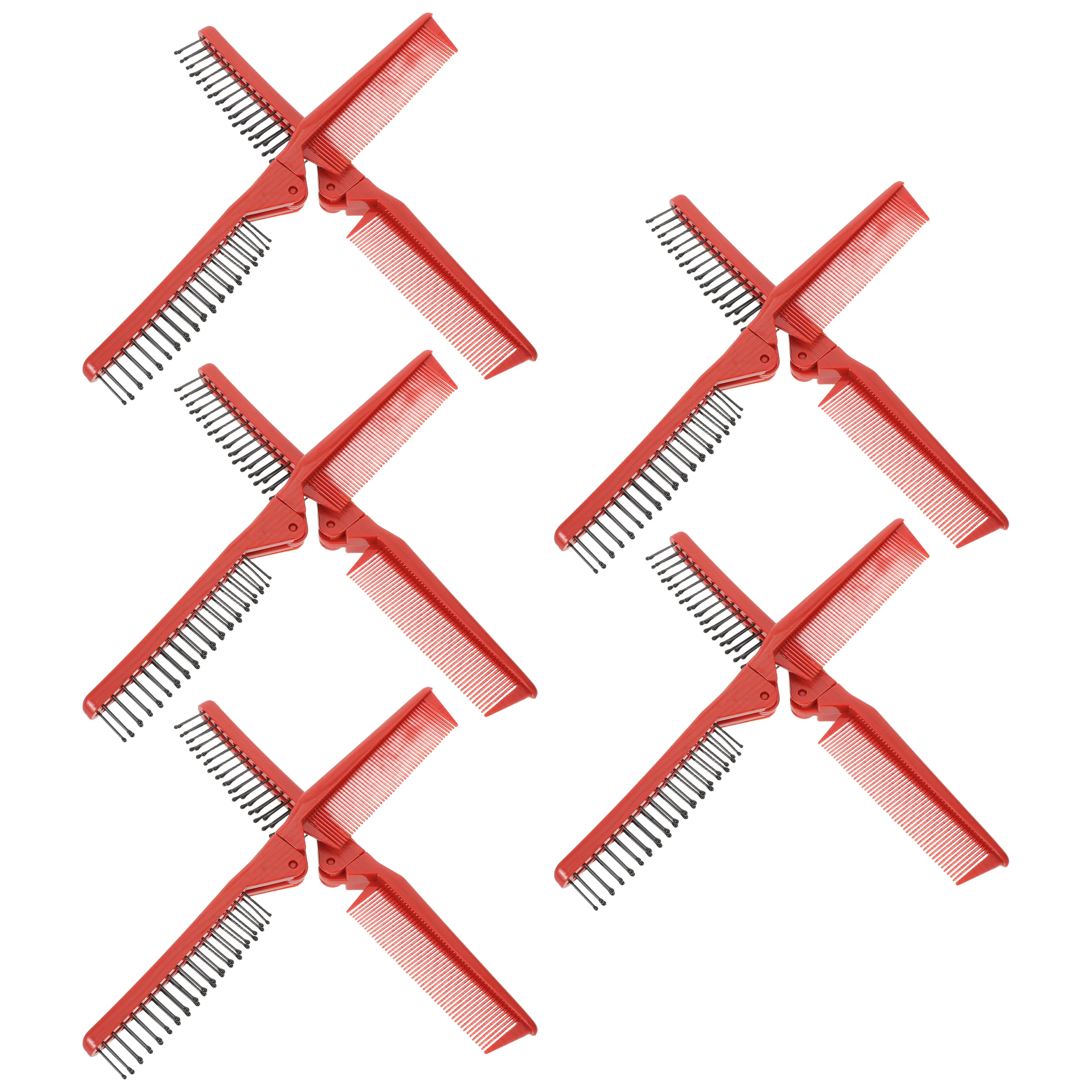 

10Pcs Foldable Pocket Comb Travel Friendly Lightweight Durable Detangling Styling Tool Suitable for Men Women Straight Curly