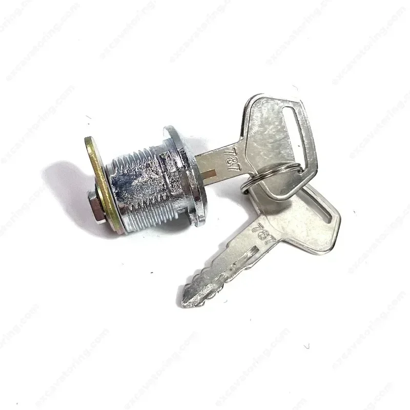 

for Komatsu excavator parts PC60 PC120 PC200 with key side door lock cylinder PC100/240/300/360-5-6-7-8 lock cylinder